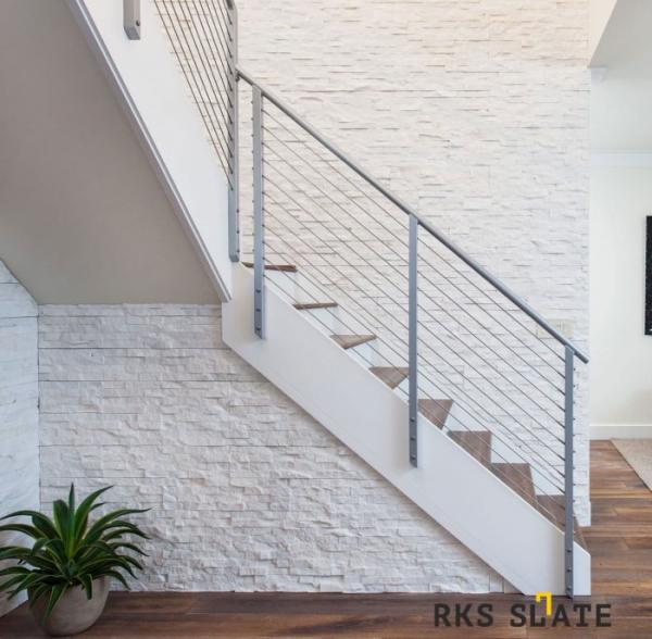 3D панели RKS SLATE Кварцит White Quartz Classic (белый кварцит)  - — фото 5